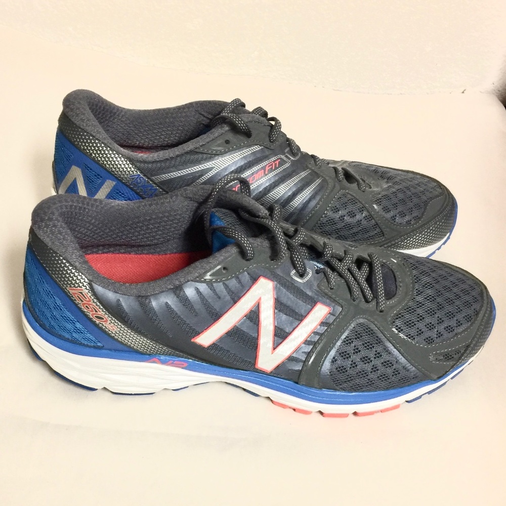 Men’s New Balance Graphite & Blue N2 1260v5 Running Shoes Sneakers  12 1/2